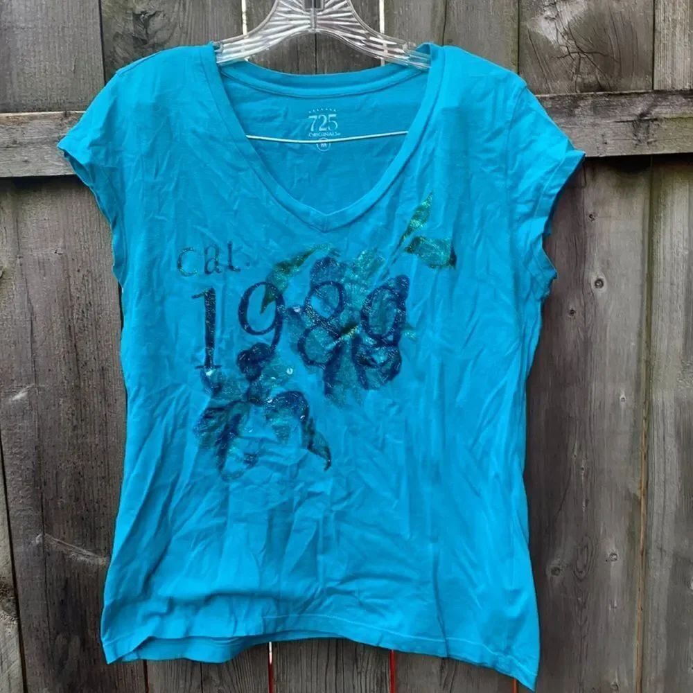 725 Originals glitter tee sz. M
